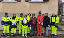 La protezione civile fa visita alla scuola di Barzago