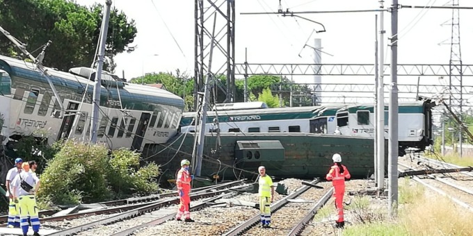 Treno fantasma deragliato, chiesto rinvio a giudizio
