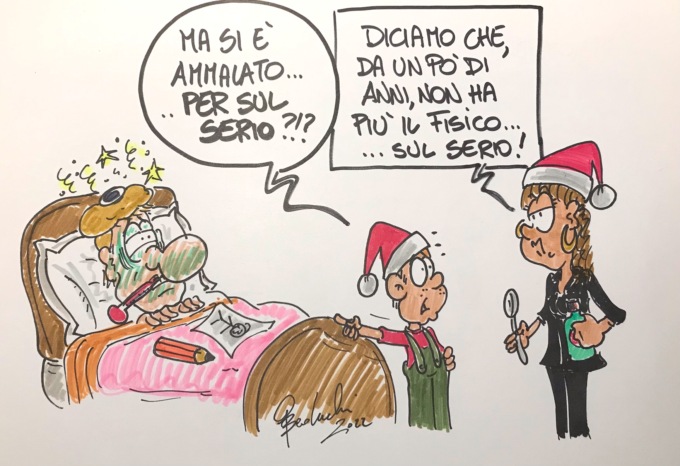 Vignettista influenzato, salta la presentazione del libro