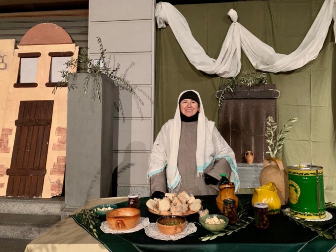 figuranti presepe vivente