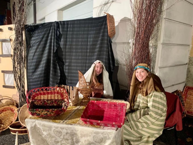 figuranti presepe vivente