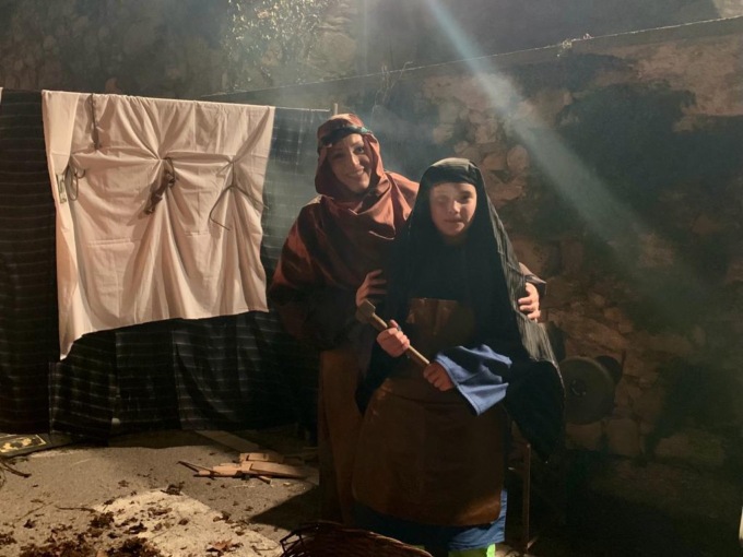 figuranti presepe vivente