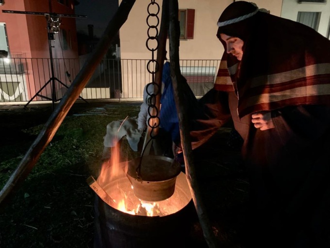 figuranti presepe vivente