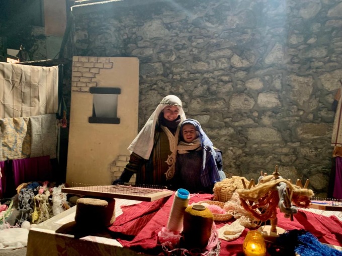 figuranti presepe vivente