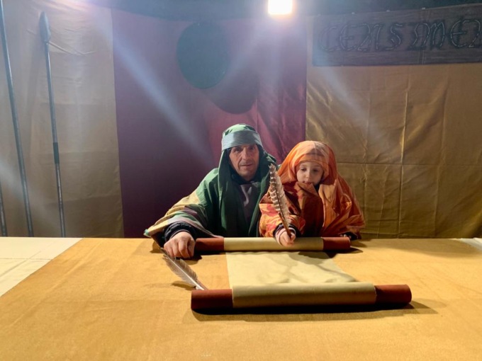 figuranti presepe vivente