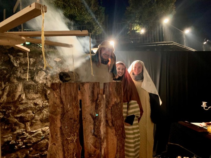 figuranti presepe vivente