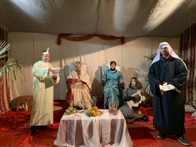 figuranti presepe vivente