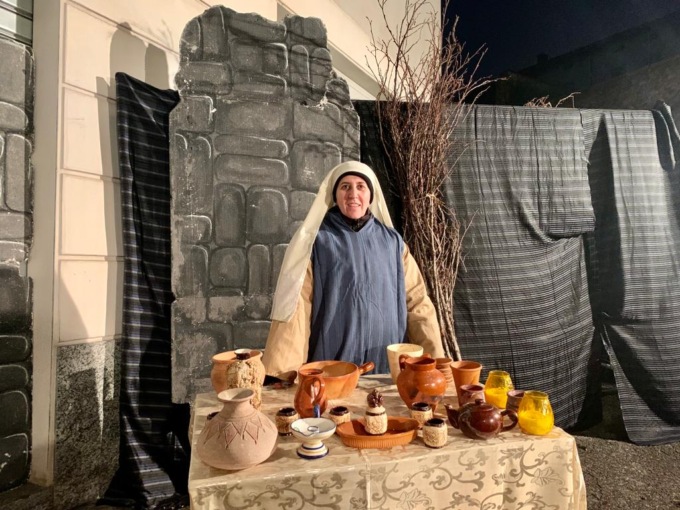 figuranti presepe vivente