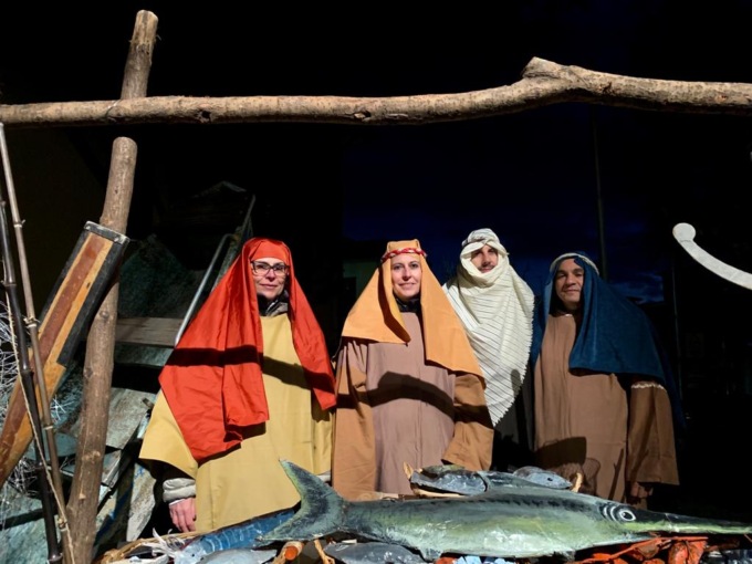 figuranti presepe vivente