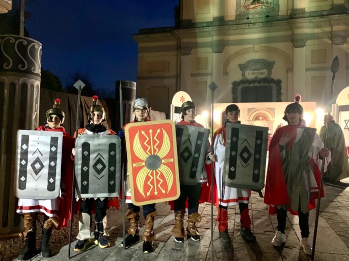 figuranti presepe vivente