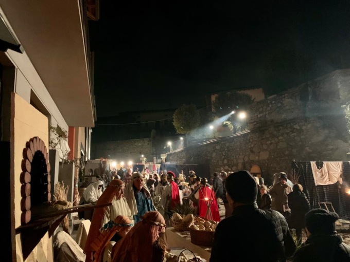 figuranti presepe vivente