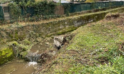 Pulizia del torrente grazie ad Amministrazione e Alpini