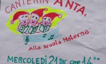 I Canterin'Anta festeggiano il Natale con i bambini dell'asilo