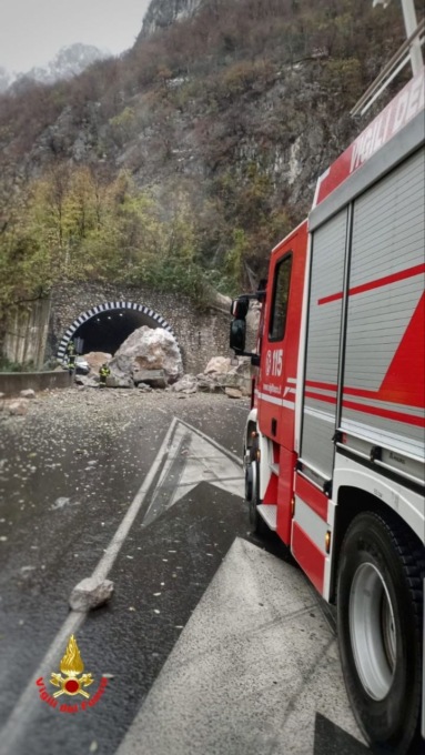 Dopo la frana la Lecco Ballabio riapre il 10 gennaio