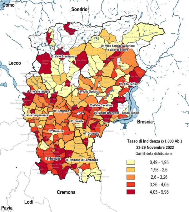 Covid, stabile il tasso d’incidenza