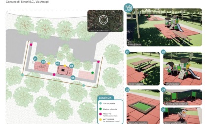 Un parco giochi inclusivo a Sirtori, il sindaco Rosa: "Pronto entro la primavera 2023"