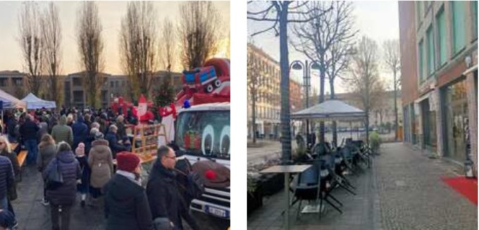 Centro senza eventi, lo shopping di Natale a Merate fa flop