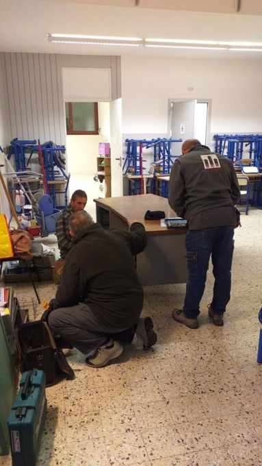 trasloco per la scuola primaria di Barzago