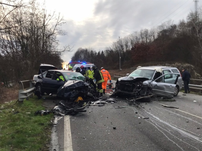 Incidente frontale, resta grave Alfredo Cazzaniga