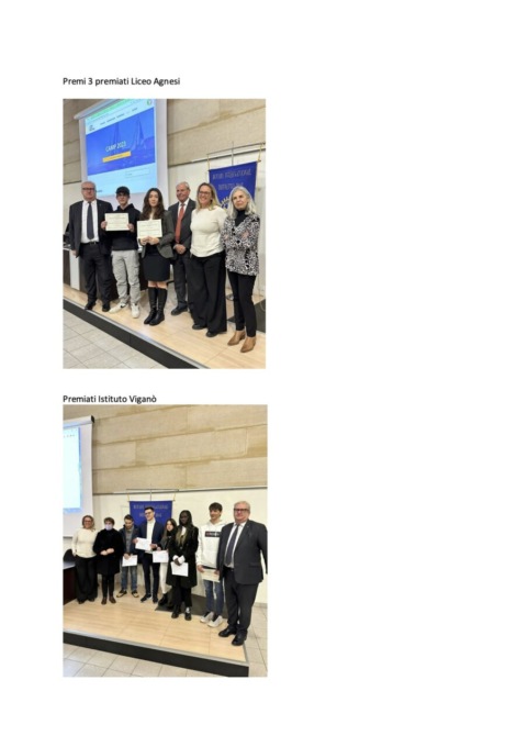 Rotary club, premiazione del concorso Randone