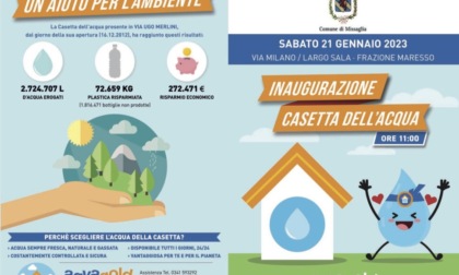 Nuova cassetta dell'acqua in paese