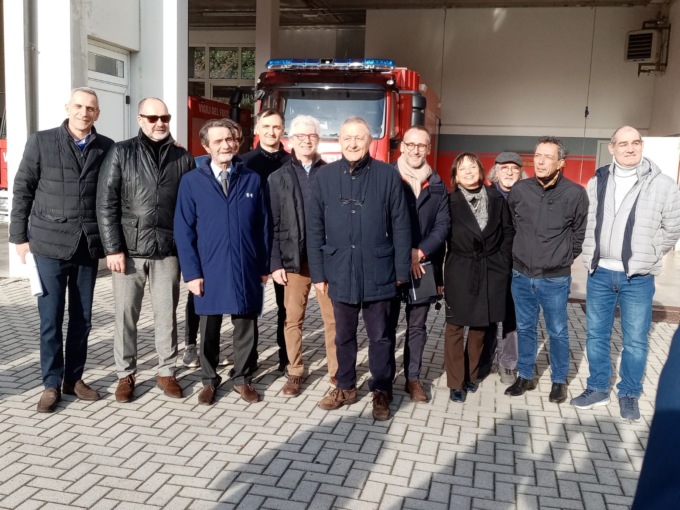 Elezioni regionali 2023, Attilio Fontana in visita a Merate