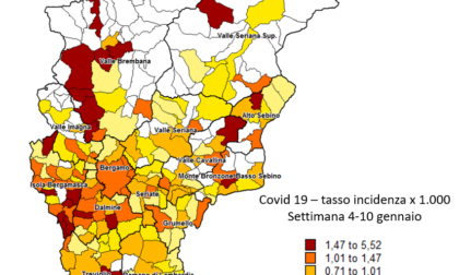 Covid, in decrescita il tasso d'incidenza