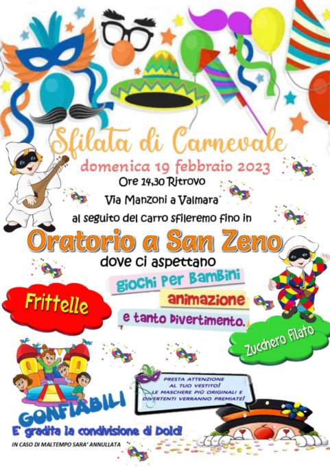 Sfilata di Carnevale a San Zeno