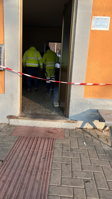 Incendio in stazione, tutta la zona senza corrente