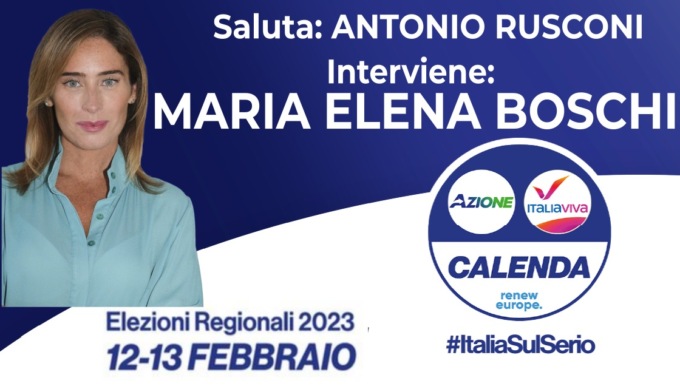 Elezioni Regionali, Maria Elena Boschi a Merate