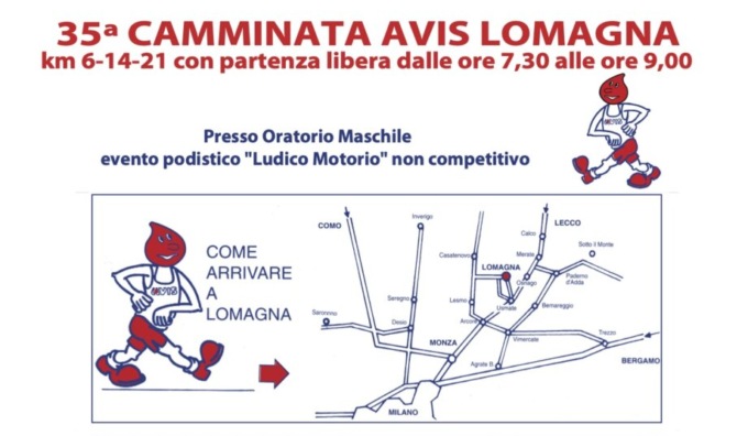 La 35esima camminata Avis Lomagna