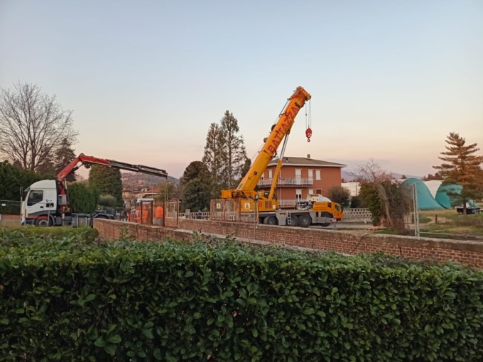 Iniziati i lavori per il ponte pedonale e ciclabile