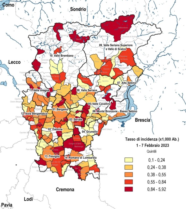 Covid, stabile il tasso d’incidenza