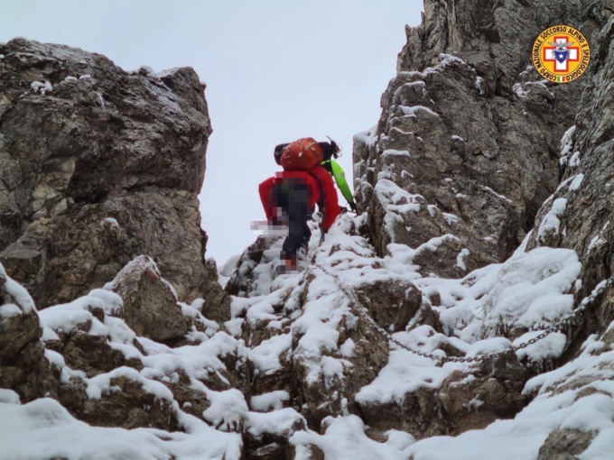Due giovani bloccati in Grignetta salvati dal Soccorso Alpino