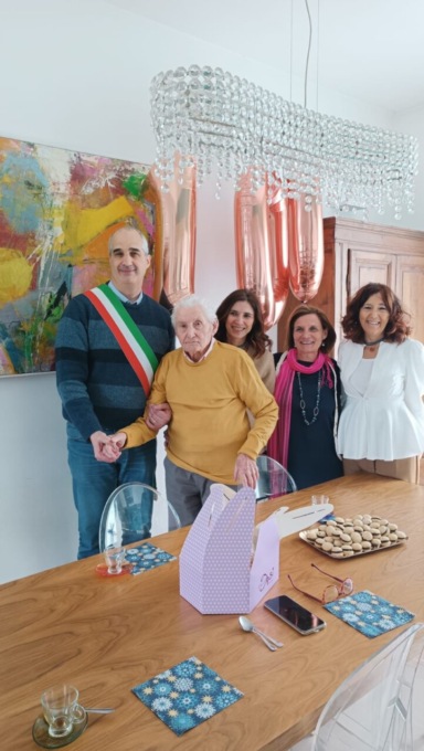 Bernardino Fuina taglia il traguardo dei 100 anni