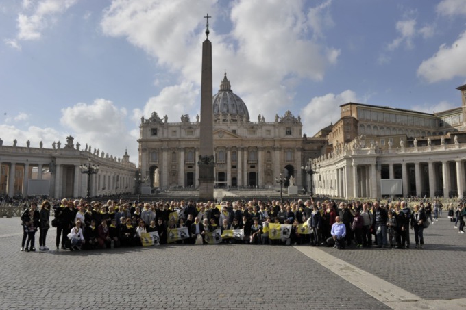 Papa Francesco incontra i devoti di Papa Giovanni XXIII