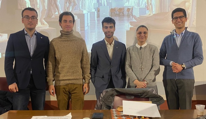 Suor Anna Monia ospite alla Sapienza di Roma