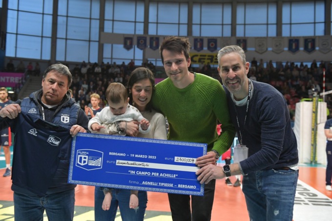 Il cuore grande di Cisano: anche il volley si mobilita per Achille