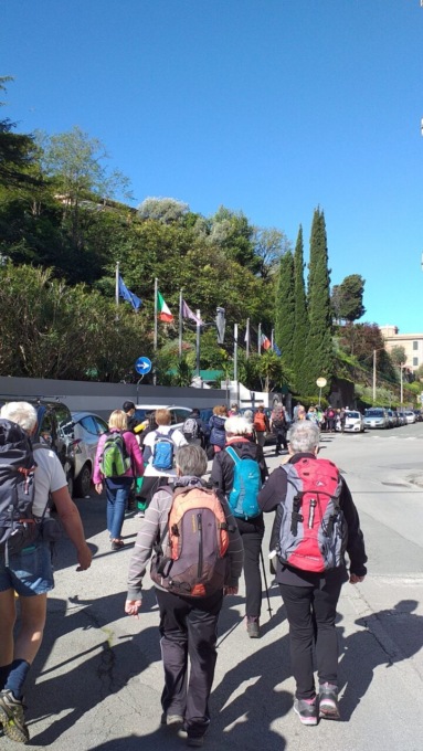 Il gruppo escursionistico «Mai Sécch» in gita a Sestri Levante