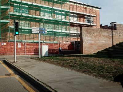 Un murales nel silos comunale con i più giovani