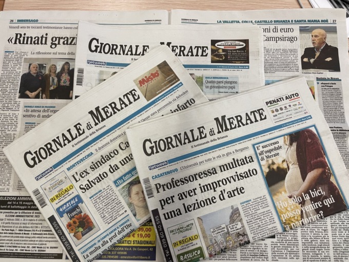 Il Giornale di Merate eccezionalmente in edicola sabato 29 aprile