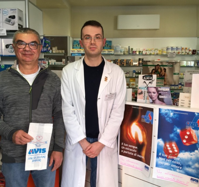 Avis e farmacia sensibilizzano sulla donazione del sangue