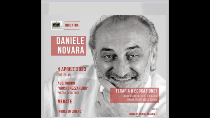 “Terapia o educazione?” ne parlerà Daniele Novara