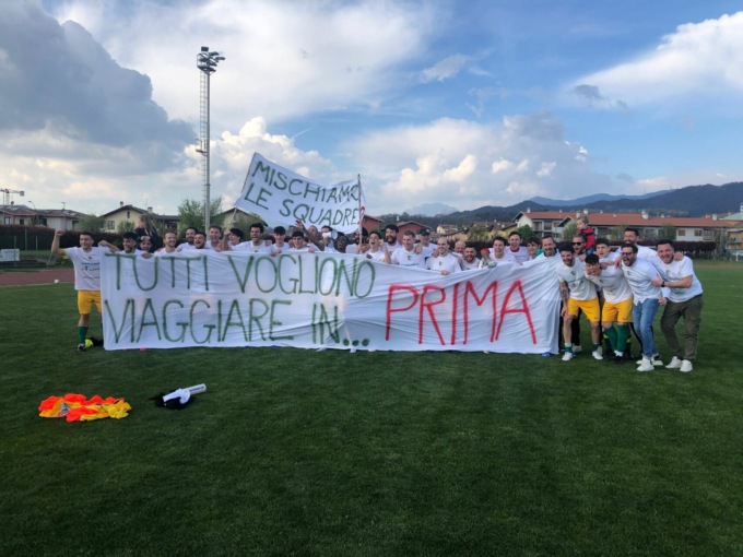 Calusco Calcio, inizia la festa: i biancoverdi vincono il campionato! FOTOGALLERY