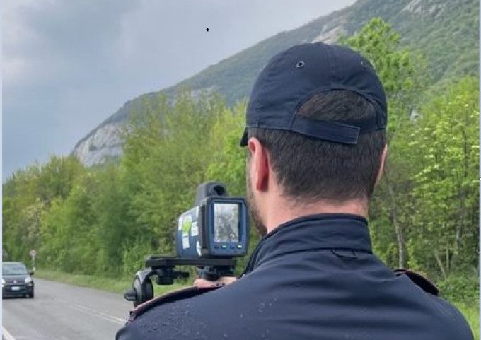 Eccesso di velocità: 98 automobilisti sanzionati