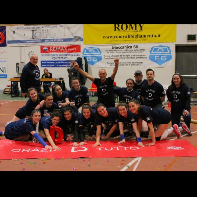 L’Asd Casatesport Volley ha conquistato la serie D