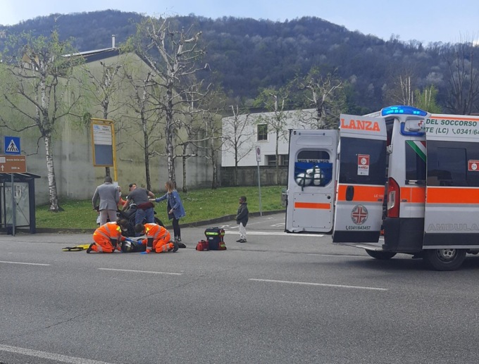 Incidente: scontro auto-moto a Garlate