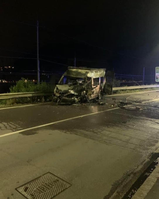 Incidente frontale, sul posto l’elisoccorso
