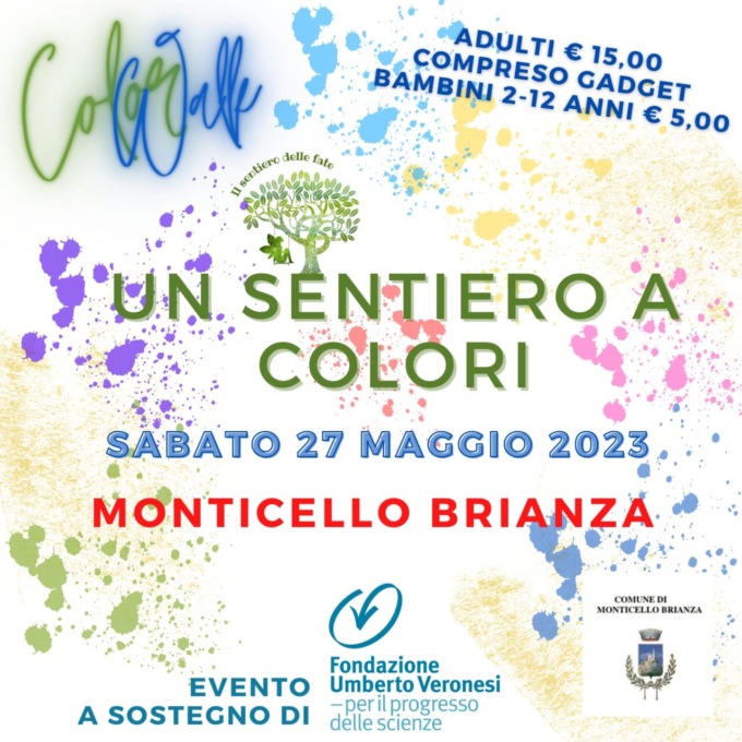 “Un sentiero a colori” a Monticello Brianza