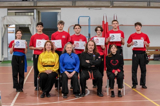 Casatesport, passaggio di fascia per gli allievi avanzati della scuola di kung fu